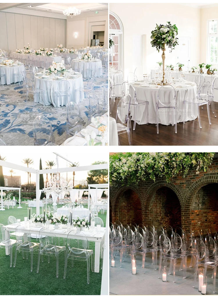 Description Picture 4 of itemParty Wedding Chairs Clear Plastic Event Single Church Chairs Gamer Chaise Dining Banqueting Sillas Hotel Home Furniture