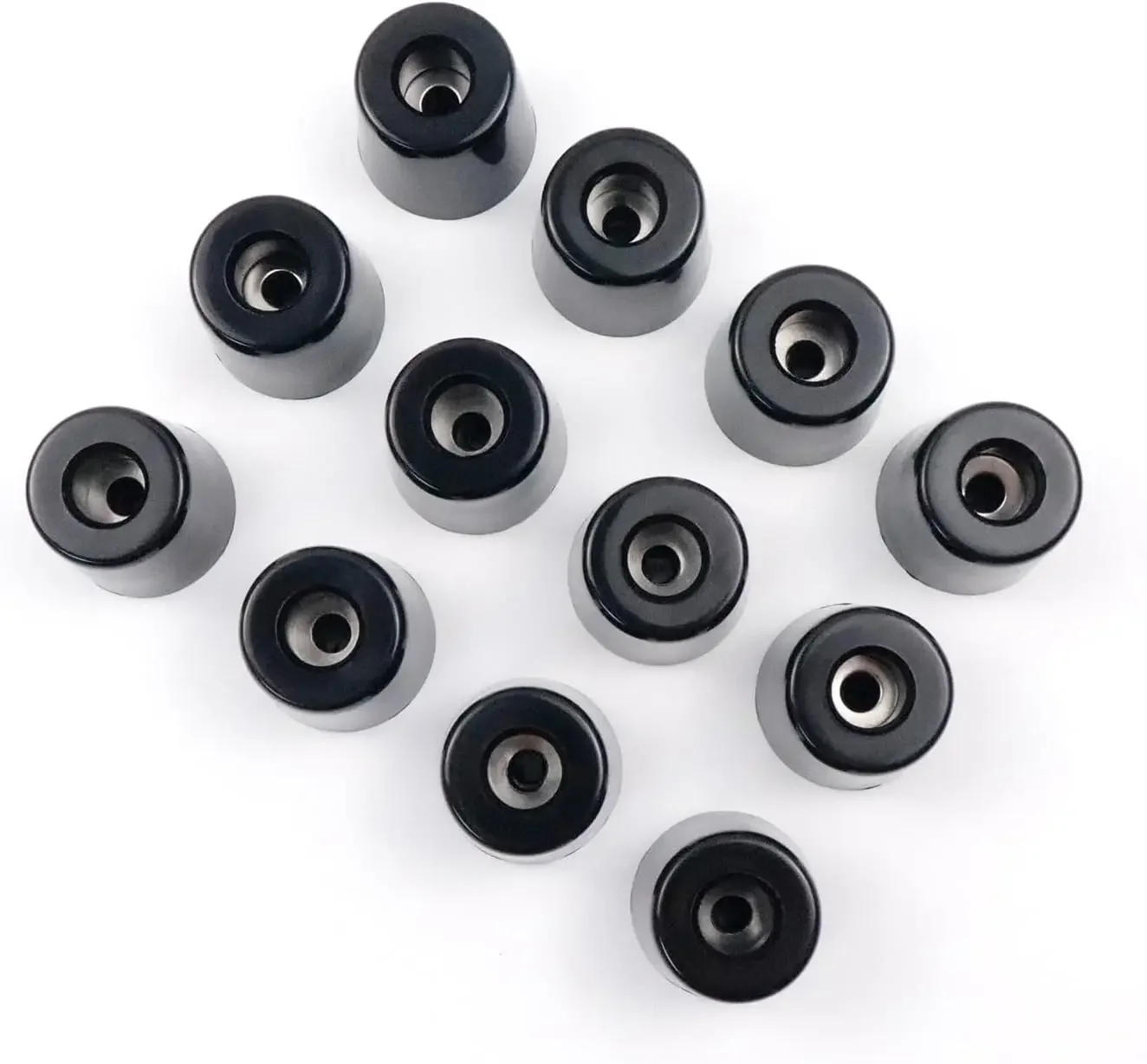 Description Picture 5 of item4/24Pcs Rubber Pads Floor Protectors Table Chair Furniture Leg Cover Speaker Cabinet Bottom Black Tips Absorber Non-slip Gasket