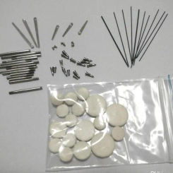 Clarinet repair parts.Shaft rod, screw, reed, needle spring, mat