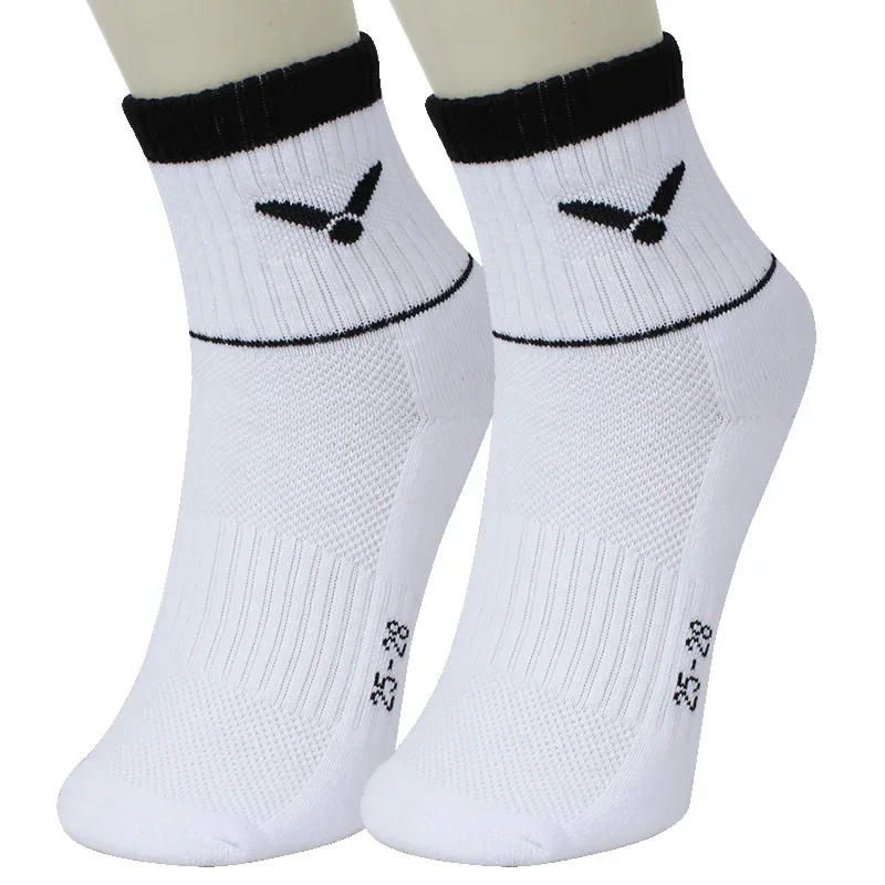 Description Picture 4 of item3 Pairs  VICTOR badminotn Tennis Socks Thicken Bottom Badminton Breathable Sports Socks for Men women Free Size PG401C