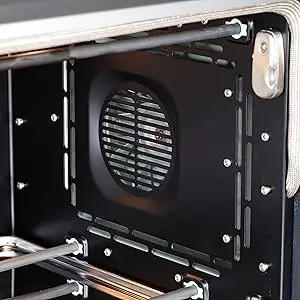 Description Picture 6 of itemGourmet Elite Digital Countertop Convection Toaster Oven with Temperature Probe, Stainless Steel and Red Knobs (WGCO150S)