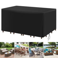 Patio Garden Furniture Covers 210D Heavy duty Waterproof Cover For for Outdoor  Sofa Table Chair Anti-UV Against Rain Snow