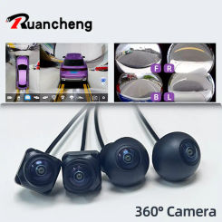 360° panoramic camera 720P HD rear/front/left/right view lens 360 panoramic accessories car android radio
