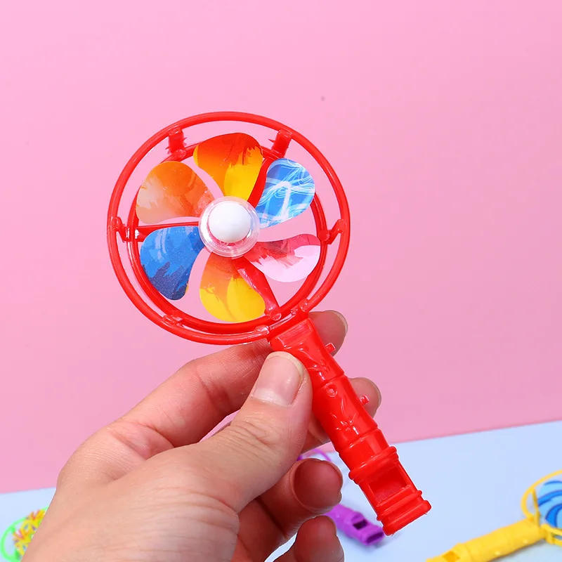 Description Picture 6 of item20Pcs Colorful Whistle Windmill Noise Maker Toys for Kids Birthday Party Favors Pinata Filler Baby Shower Gift School Prizes