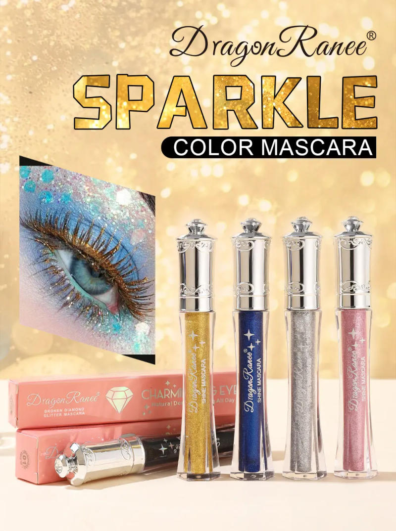 Description Picture 2 of itemGlitter Diamond Mascara, Fine Shimmer, Delicate Silky Mascara, Eye Modification, Waterproof, Long-Lasting Makeup, Versatile Mascara