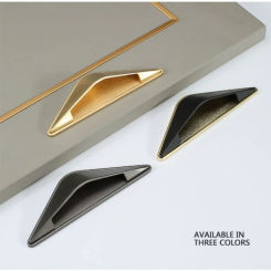 Invisible Door Handle Modern Minimalist Wardrobe Cupboard Drawer Knobs Kitchen Cabinet Pulls Hidden Handle Furniture Hardware