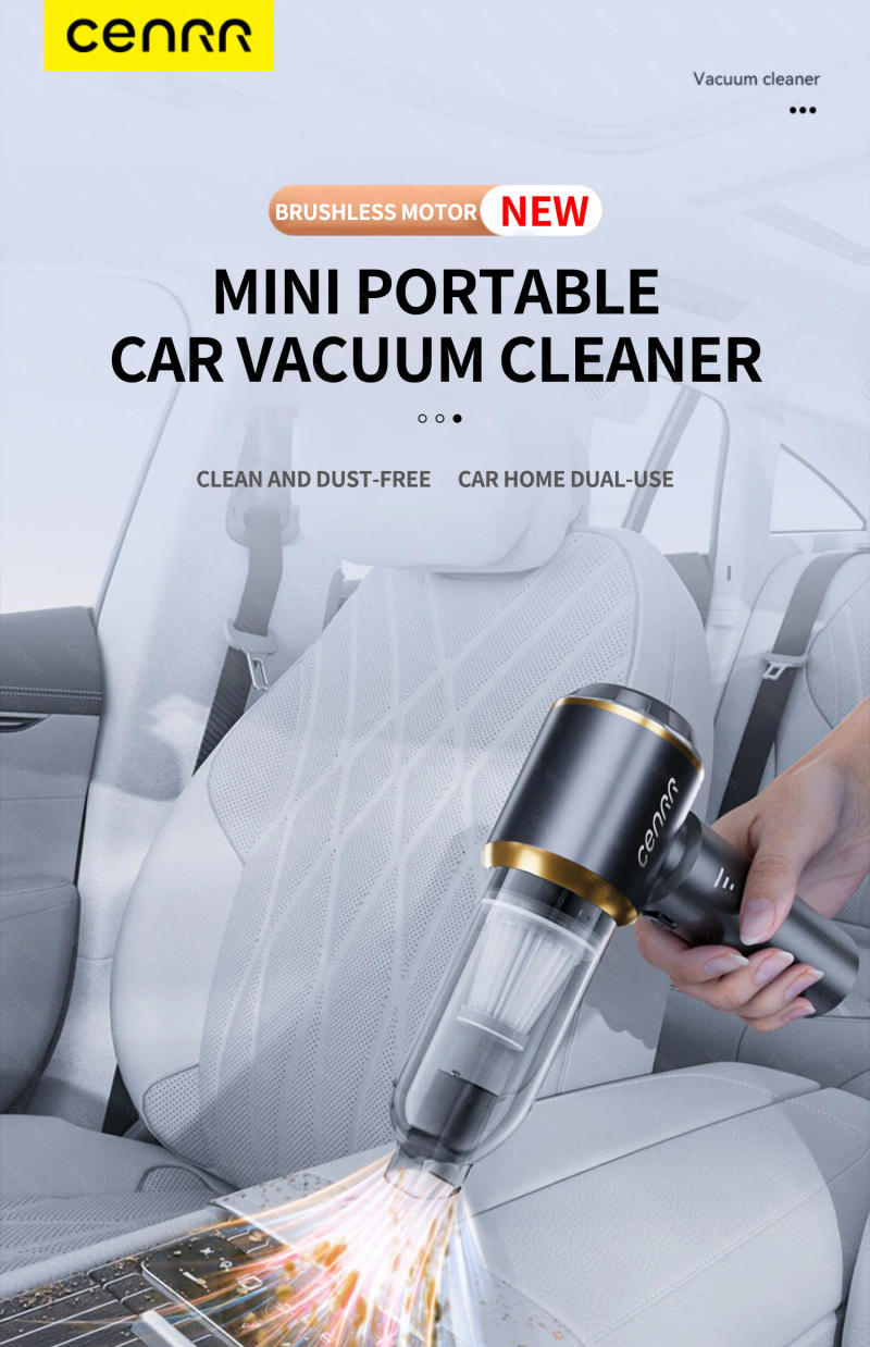 Description Picture 2 of itemCENRR 360000PA Car Vacuum Cleaner Home Appliance Powerful Wireless Car Cleaner HandHeld Portable Vacuum Cleaner Cleaning Machine