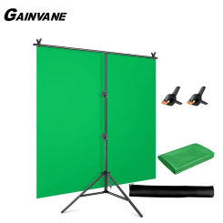T-Shape Backdrop Stand Kit with Background Cloth Video Chroma Key Green Screen Frame Stand For Photography Photo Studio Props