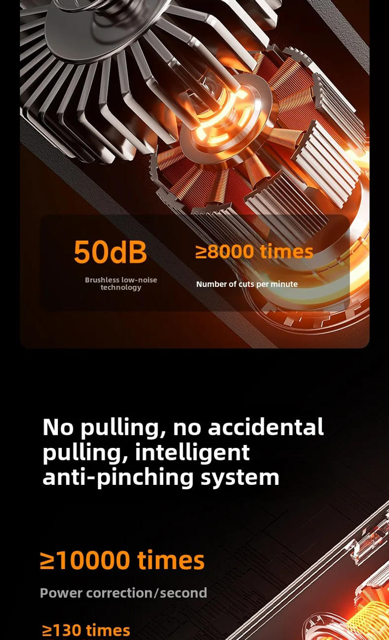 Description Picture 6 of itemRechargeable Electric Nose Hair Trimmer Hair Trimmer Nose Hair Remover Scissors Cleaning Tool Men's Shaving Knife