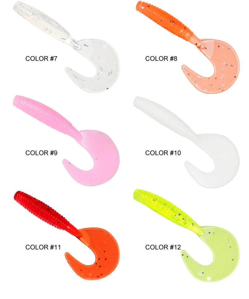 Description Picture 5 of item120Pcs New Soft Bait 4cm0.4g Fishing Lures Plastic Silicone Worm Moggot Grub Lure Saltwater Wobblers Carp Swimbait for Pike Tool