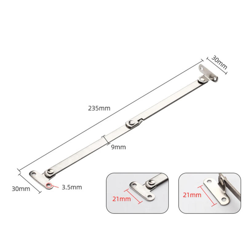 Description Picture 5 of itemHigh Quality Brand New Door Stay Hinges Two-fold Tatami Activity Rod Vertical Cabinet Display Door Folding Lid