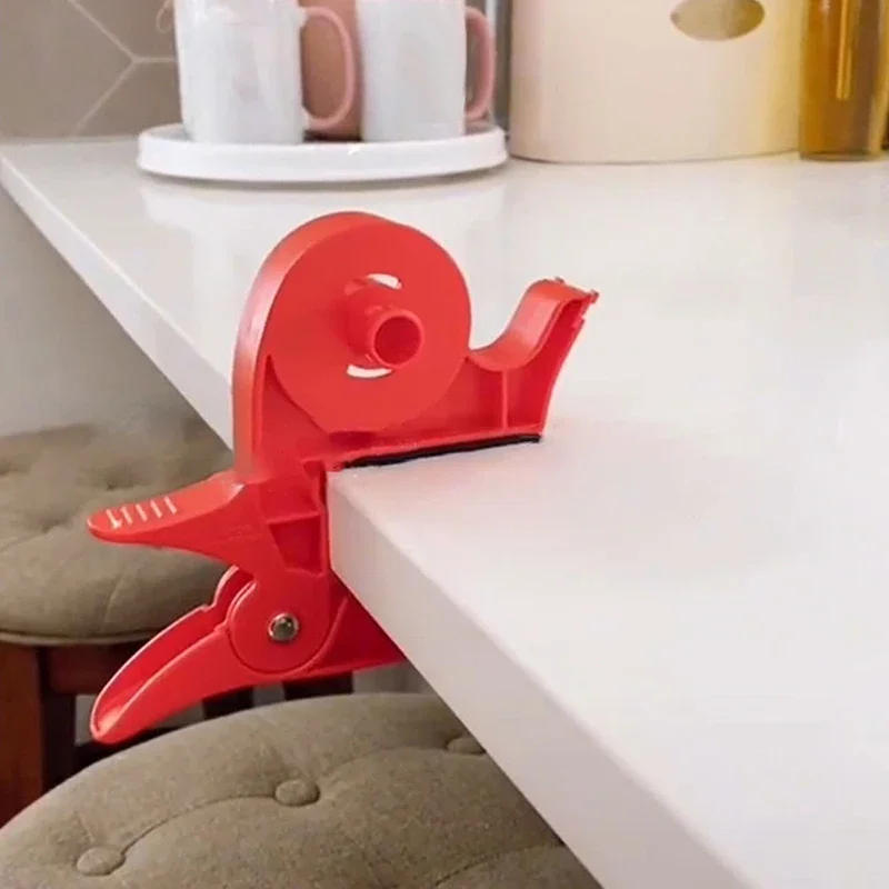 Description Picture 5 of item1PCPaper Roll Clip Christmas Packaging Partner Gift Wrapping Accessories Tape Dispensing Holder New Cutter Holiday Décor Storage