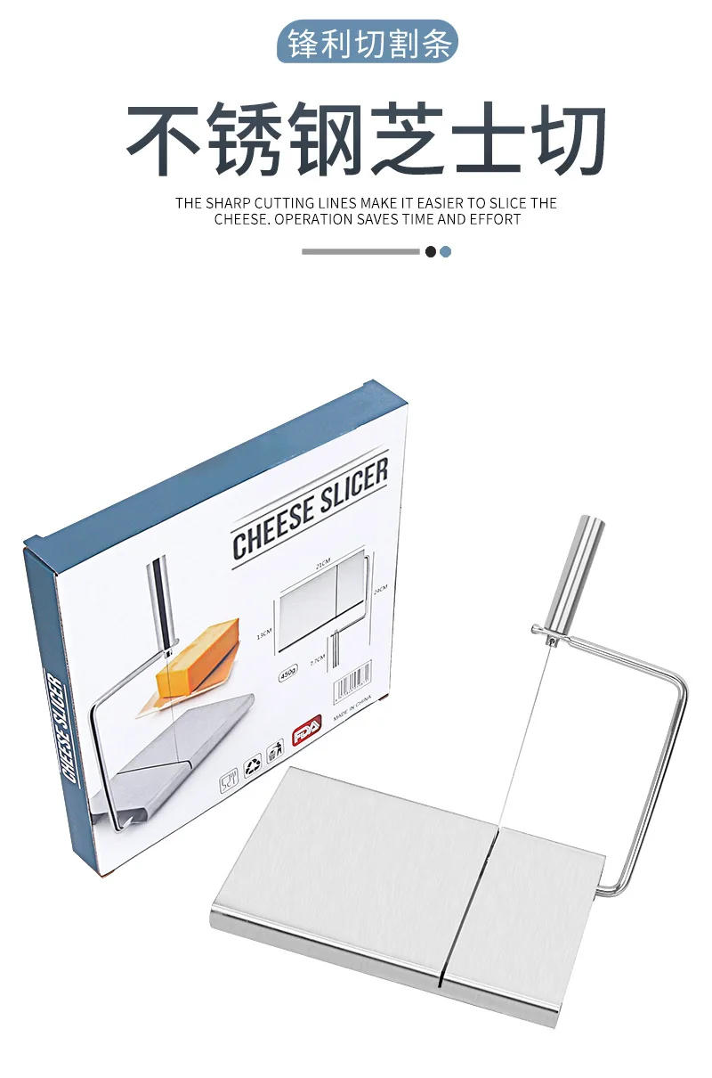 Description Picture 2 of itemHousehold Cheese Cutting Machine, Ham Cheese Slicer, Cheese Cutter With Scale Cutting Knife Kitchen Tool