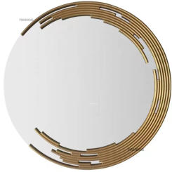 American Retro Bedroom Decorative Makeup Mirrors Modern Light Luxury Wall Mounted Bathroom Mirrors Simple Designer Bath Mirrors
