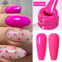 BORN PRETTY Neon Fluorescent Nail Gel Polish Super Bright Summer Color Nail Manicure 10ml Semi Permanent Soak off UV LED Gel