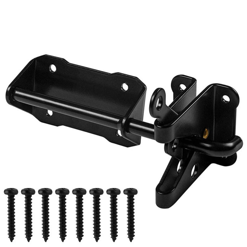 Description Picture 4 of itemDoor Latch Heavy Duty Door Bolt Lock Gate Latch Outdoor Garden Gates Fence Bolt Automatic Door Latch Lock Security Hardware