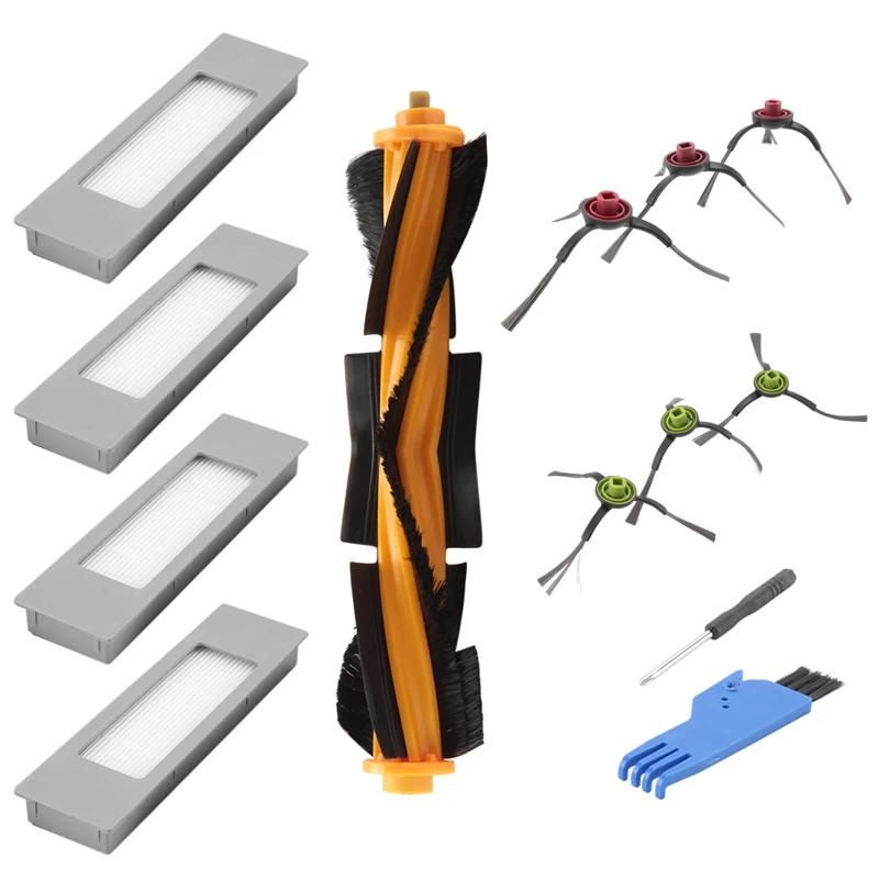 Description Picture 4 of itemReplacement Accessories Kit Fit For Yeedi Vac/Vac Max/Vac Station Robot Vacuum, Main Brush Filter Side Brushes