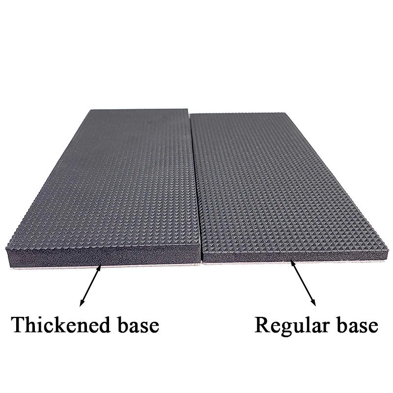 Description Picture 6 of itemNew Thickened Non-slip Base Diamond Stone Kitchen Knife Sharpening System Tool 15 Degree Sharpener Whetstone Leather Polishing