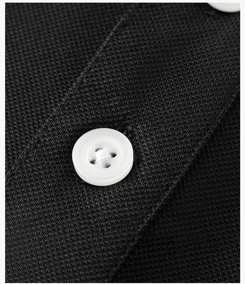 Description Picture 5 of itemFGKKS 2024 Casual Men Polo Shirt Solid Color Breathable Fashion Short Sleeve High Quality Selling Casual Polo Shirt For Men