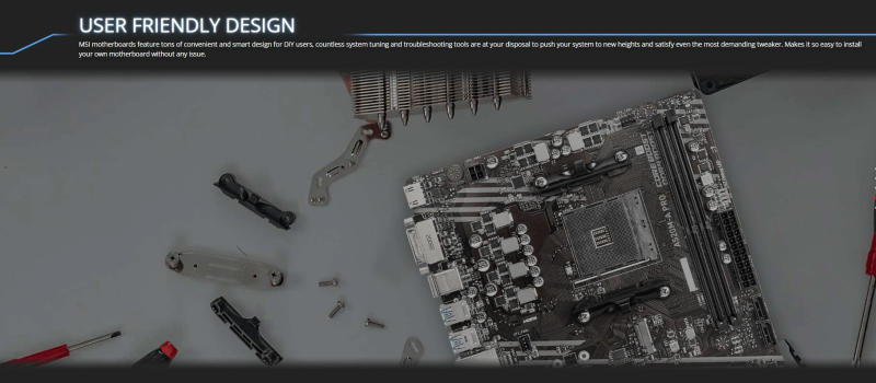 Description Picture 4 of itemMSI Mainboard A520M A PRO Motherboard AMD A520 Socket AM4 STAT 3.0 DDR4 Memory channel Dual M.2 SSD 4600(OC) MHz Audio etc
