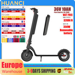 HX Powerful Electric Scooter Adult 350W 10AH 36V Electric Kick Scooter Foldable 10.0 inch Wheel Self-Balance E Scooter