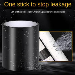 PVC Super Strong Waterproof Tape Pipe Seal Leak Repair Tape Self Adhesive Fiberfix Insulating Duct PE Tube Bathroom Tape 150cm