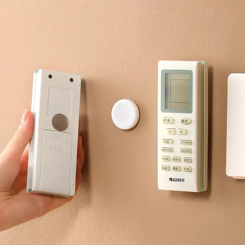 Description Picture 5 of item2/24PCS Magnetic Hooks Wall Mount Remote Control Anti-Lost Magnet Holder Round Self Adhesive Strong Hooks Home Storage Organizer