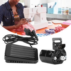 Home Sewing Machine Motor Sewing Machine Motor Kit Household with Foot Pedal Control Belt 180W EU Plug 220V Sewing Machine Motor
