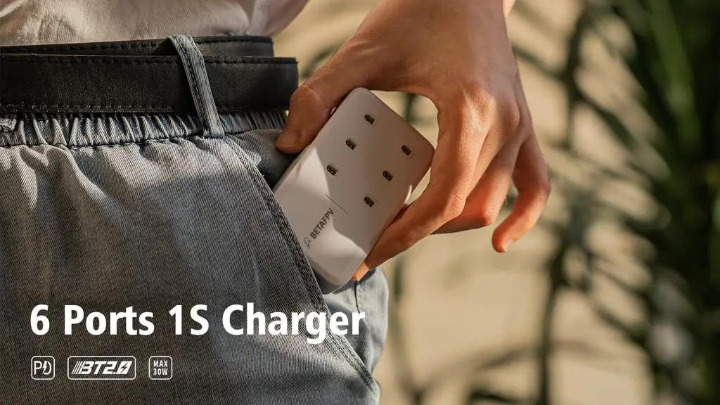 Description Picture 2 of itemBETAFPV 6 Ports 1S Battery Charger Adapter For FPV Racing Drone Battery Accessories Fast Charing Adapter For Whoop Quadcopter