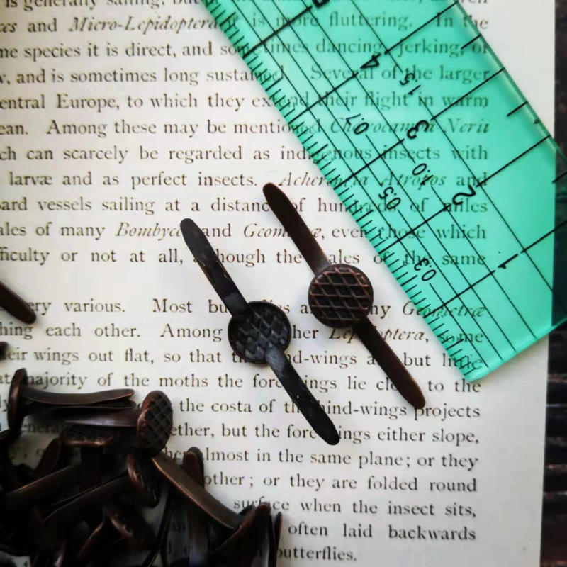 Description Picture 3 of item[MET007]50pics Retro Bronze Brads Diy Embellishment Decoration Scrapbooking JunkJournal Handmade Photo Album Frame Decoration