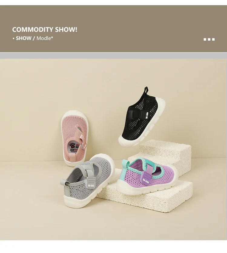 Description Picture 3 of itemBaby Toddler Girls Boys Shoes Lightweight Breathable for Non-Slip Infant First Walking Shoes Outdoor Toddler Sneakers