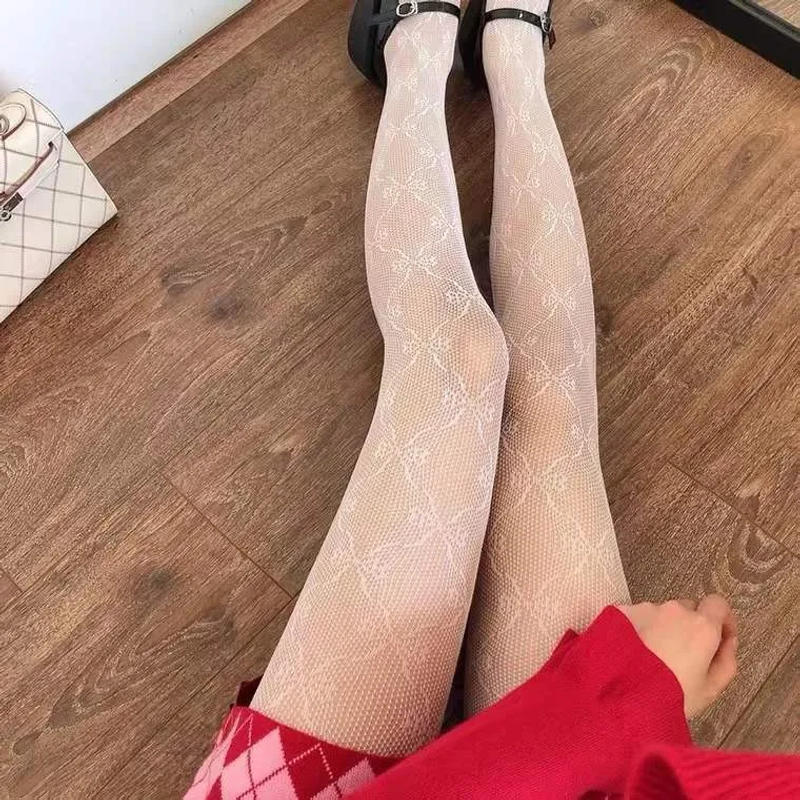 Description Picture 3 of itemHot Sexy Women's Mesh Tights Design High Elasticity Pantyhose Hollow Fishnet Black Stockings Lace Classic Ladies Sexy Pantyhose