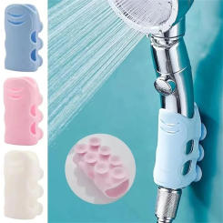 Silicone Plastic Showerhead Suction Cup Base Non Perforated Showerhead Bracket Rain Showerhead Hanging Showerhead Holder