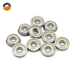 10PCS ABEC-7 F608ZZ F608 ZZ 8x22x7mm With Flange Miniature Deep Groove F608 Ball Bearing F608-2Z CNC Milling Machine Pulleys
