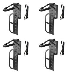 4 PACK Swivel Bike Rack Garage Wall Mount Bike Hangers For Garage Bike Rack Bicycle Storage Vertical Bike Rack