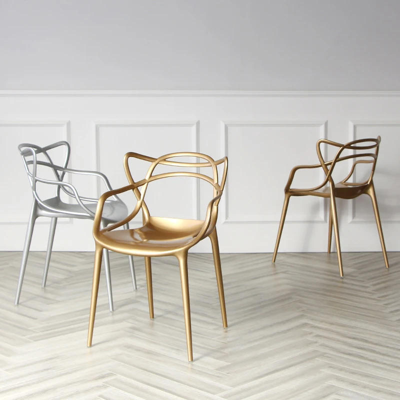 Description Picture 3 of itemNordic Kitchen Furniture Dining Chairs Living Room Furniture Acrylic Coffee Chair Transparent Chairs Bedroom Makeup Chairs