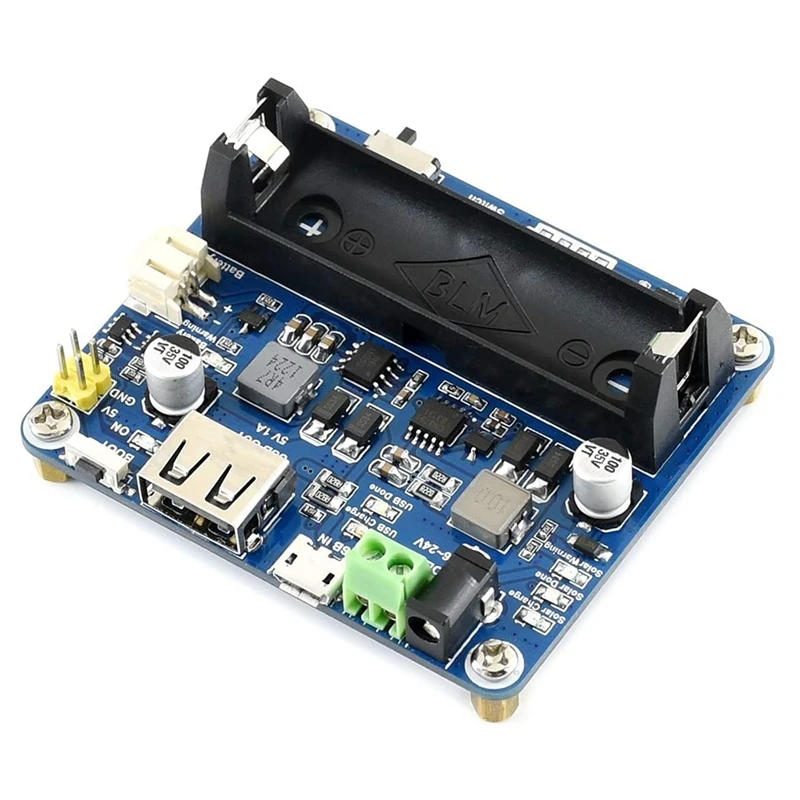 Description Picture 4 of itemWaveshare Solar Power Management Module For 6V-24V Solar Panel,Supports MPPT Function,USB Connection Battery Charging