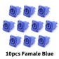 blue famale 10pcs