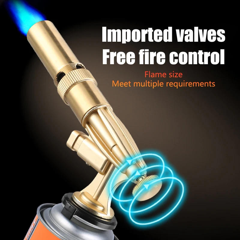 Description Picture 4 of itemKitchen Supplies Welding Equipment Grill Tool Welding Gas Torch Flame  Butane Burner Outdoor Camping BBQ Lighter Flamethrower