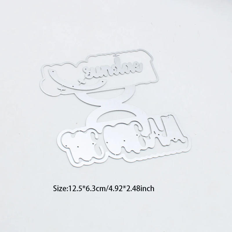 Description Picture 6 of itemKSCRAFT Ice Cream Bag Topper Metal Cutting Dies Stencils for DIY Scrapbooking Decorative Embossing DIY Paper Cards