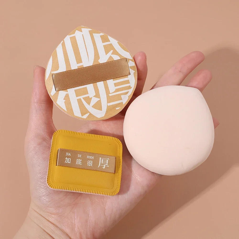 Description Picture 6 of item1-20pcs XL Super Thick Cosmetics Puff Concealer Foundation Sponge Cushions Large Size Wet Dry Use Face Beauty Makeup Puffs Tools