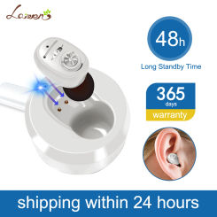 Rechargeable Hearing Aid High Power Sound Amplifier Digital CIC Hearing Aids Invisible Waterproof Earphone For Deafness audifono