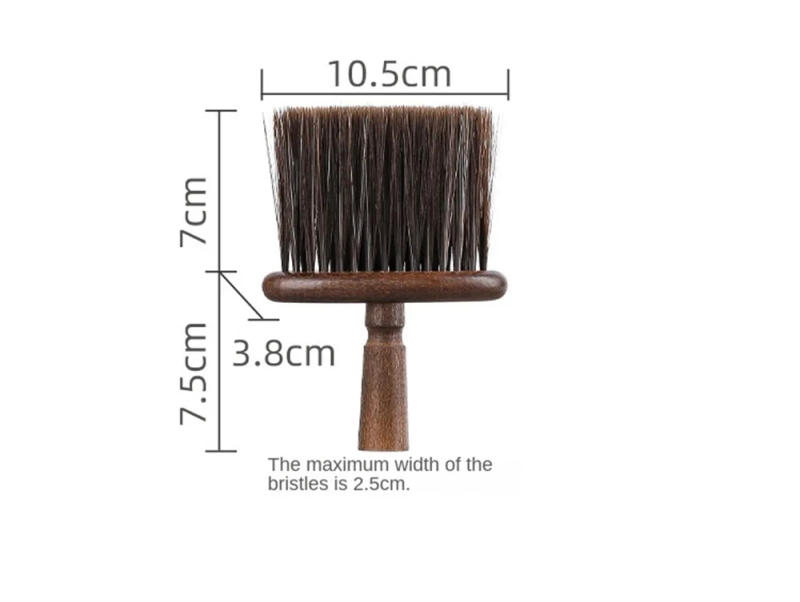 Description Picture 6 of itemProfessional Soft Barber Wooden Handle Neck Face Duster Brush Cleaning Hairbrush Hairdressing Hair Cutting Sweep Comb Tools