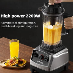 2200W Heavy Duty Commercial Blender Fruit Blender Food Processor Smoothie Blender High Power Juicer Crusher 220V