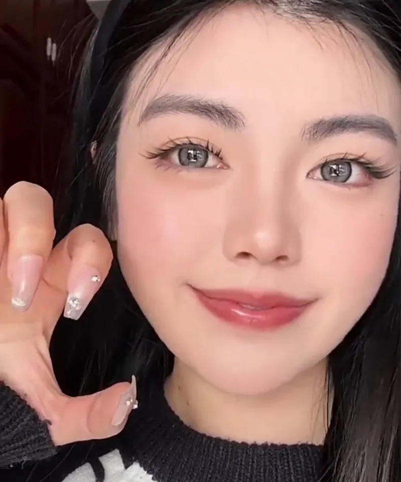 Description Picture 6 of item3D Fox Eye False Eyelashes Single Cluster C Curl Natural Eyelash Extension Whole Strip Comic Beginner Individual Eyelash Makeup