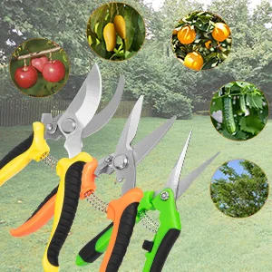 Description Picture 5 of item3 Pack Garden Pruning Shears Set Stainless Steel Scissors Clippers Pruning Snips Shears Hand Tools for Flowers Leaves Potted