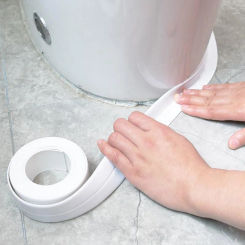 Waterproof Wall Tape Bathroom Kitchen Adhesive Tape Contour Tape Cardboard Sealing Strip Bathroom Shower Sink Bath Caulk Tapes