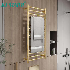 KEMAIDI Bathroom Electric Bath Towel Warmer Heating Towel Shelf Rack Towel Dryer Shelf Heated Electric Towel Rack For Hotel