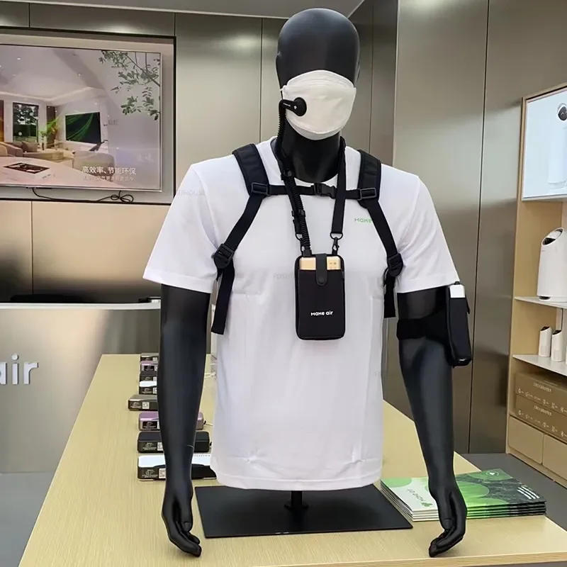 Description Picture 3 of itemMan Small Half Body Mannequins Shelf Clothing Store Male Fake Body Mannequin Props with Metal Base Fashion Window Display Stand