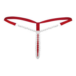 Tops Panties For Women Plus Size Female Push Up Lingerie Pearl G String And Thongs Solid Low Waist Underwear трусы женские